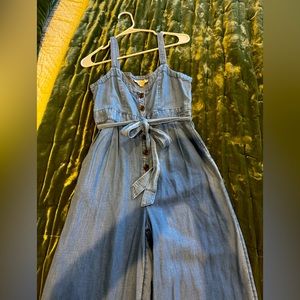 Light denim jumpsuit